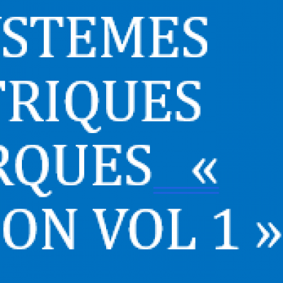 Couverture formation electrique ebook vol 1 sur cle usb