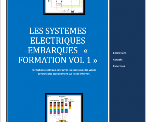 Couverture formation electrique vol 1