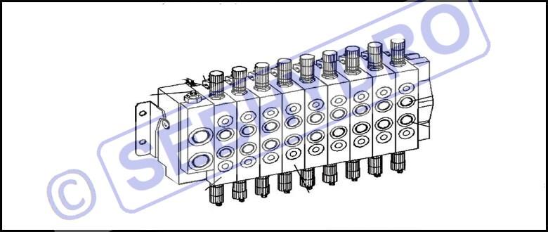 Distributeurs hydrauliques montage sandwich