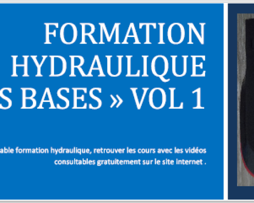 Formation hydraulique 