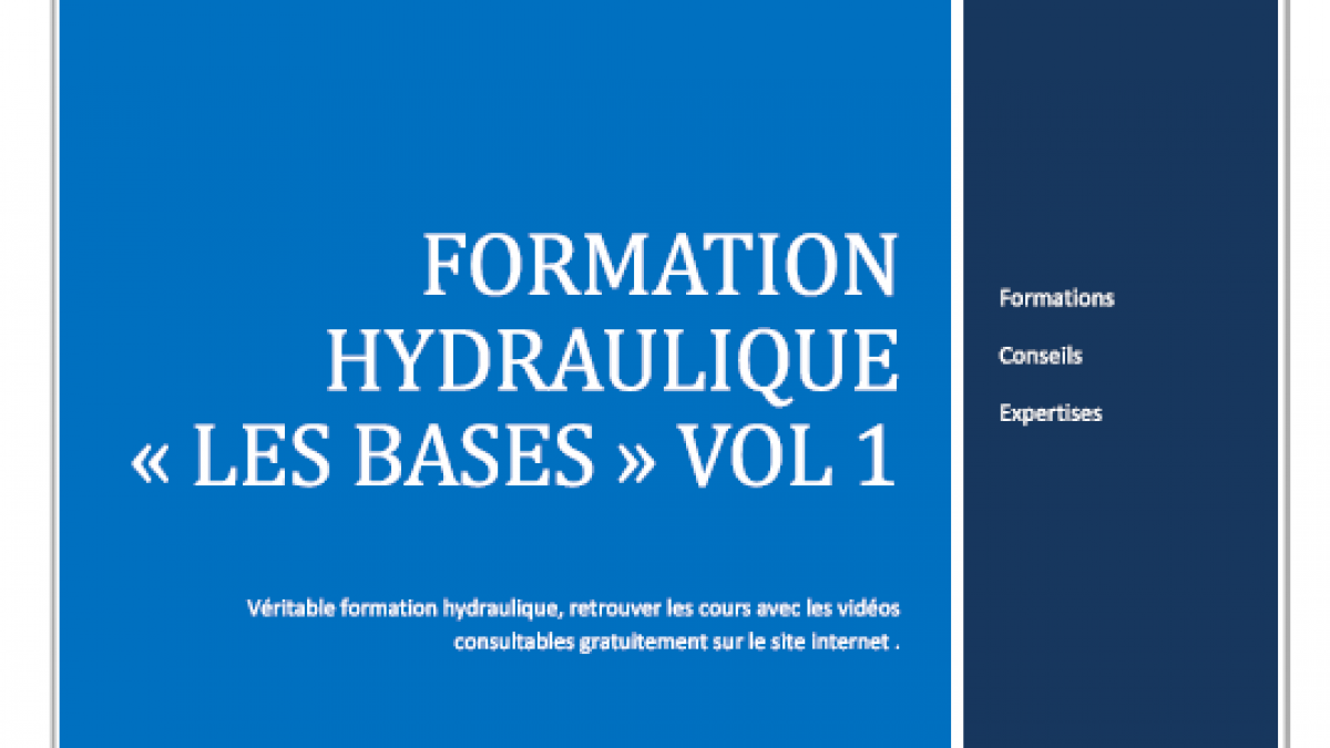 Formation hydraulique