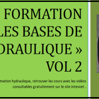 Formation : les bases de l hydraulique vol 2 Ebook