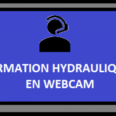 Formation hydraulique en vidéo webcam niveau 1  