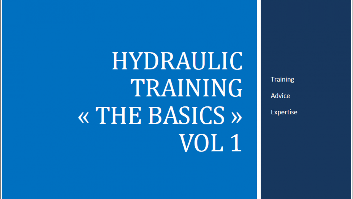Hydraulic training the basics vol 1