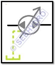 Symbole pompe circuit fermé