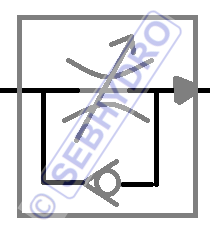 Symbolisation regulateur de débit 2 voies