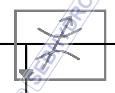Symbolisation régulateur de débit 3 voies