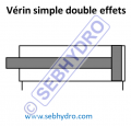 Vérin double effets pneumatiques